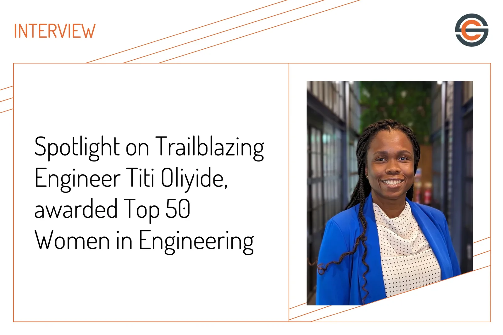 Titi Oliyide, Senior Process Safety Engineer at Supercritical Solutions, recognised in the Top 50 Women in Engineering Awards